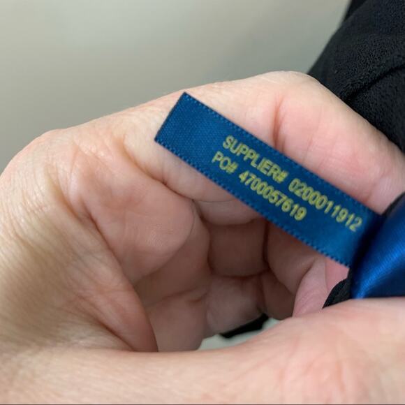 Polo Ralph Lauren Blue Label Belted Illusion Lace A-Line Black Dress - Picture 6 of 7